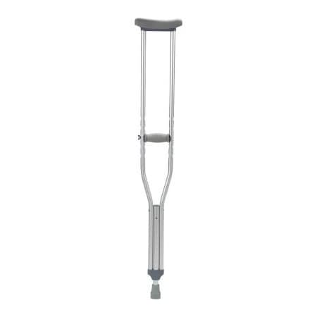 Dynarex Dynarex Aluminum Crutches For Tall Adult, Single Pack 10103